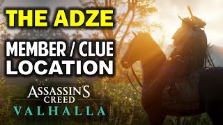 The Adze Order Member amp Clue Location  AC Valhalla Order of the Ancients Guide [upl. by Renrut222]