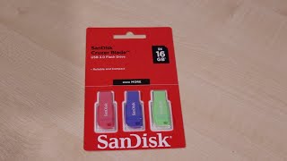 SanDisk Cruzer Blade Triple Pack [upl. by Nosnarb149]