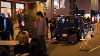 Bohemian Rhapsody karaoke in the streets of San Luis Obispo [upl. by Enylcaj]