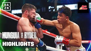 FIGHT HIGHLIGHTS  Jaime Munguia vs John Ryder [upl. by Nilak]