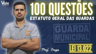 100 QUESTÕES  LEI 13022 ESTATUTO GERAL DAS GUARDAS 04 [upl. by Ennairrac]