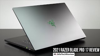 Razer Blade Pro 17 RTX 3060 QHD Laptop Review [upl. by Eimyaj]