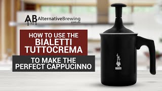 How to Use the Bialetti Tuttocrema Milk Frother [upl. by Akcira]