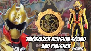 TWOKAIZER HENSHIN SOUND AND FINISHER FANMADE [upl. by Llovera756]