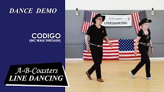 CODIGO  Line Dance Demo amp Walk Through [upl. by Gearalt]