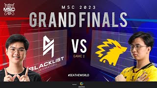 ID MSC Grand Finals  BLACKLIST INTERNATIONAL VS ONIC  Game 2 [upl. by Fauman]