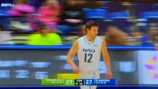 NAU VS Portland STATE  12 Diego Campisano highlights [upl. by Eittel546]