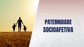 Paternidade socioafetiva [upl. by Nove506]