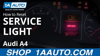 How to Reset Service Light 0409 Audi A4 [upl. by Mccallion]