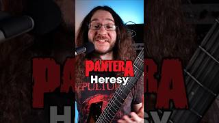 Pantera  Heresy guitar guitarlesson metal [upl. by Ayanaj]