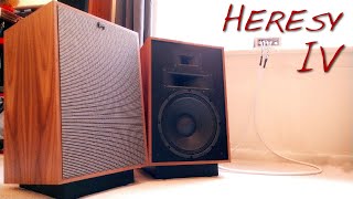 Klipsch Heresy IV Z Reviews So💎💎💎 These [upl. by Xel]