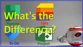 Microsoft Lists vs ToDo vs Planner vs MS Project Whats The Difference [upl. by Nalced]