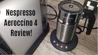 Nespresso Aeroccino 4 Milk Frother Review  Worth upgrading from the Aeroccino 3 [upl. by Fennelly384]