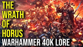 THE HORUS HERESY PART 1 The Wrath Of Horus  The Isstvan III Atrocity WARHAMMER 40K LORE [upl. by Brynna]