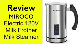 Review Miroco Milk Frother  How to make froth milk at home [upl. by Inol607]