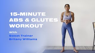 15Minute Abs amp Glutes Barre Workout With Britany Williams [upl. by Sorel]