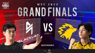 ID MSC Grand Finals  BLACKLIST INTERNATIONAL VS ONIC  Game 4 [upl. by Nivek]