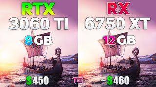 RTX 3060 Ti vs RX 6750 XT  Test in 8 Games [upl. by Name16]