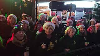 WHAT CHRISTMAS MEANS TO ME Rock Choir at Birkdale Lights Switch On 1st December 2024 [upl. by Ira]