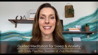 Guided Meditation for Sleep and Anxiety  Ziva Meditation [upl. by Denni]