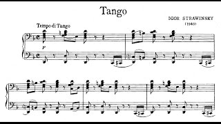 STRAVINSKY Tango 1940 Konstantin Semilakovs [upl. by Wie602]