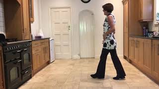 Senorita LaLaLa Line Dance Tutorial [upl. by Stanwinn]