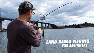 LAND BASED FISHING FOR BEGINNERS [upl. by Lirret698]