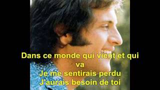 Et Si Tu NExistais Pas  Joe Dassin Lyrics [upl. by Almallah]