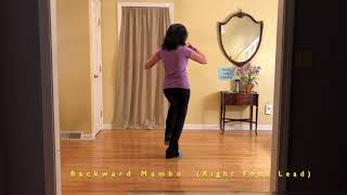 Mambo Steps – How To Do Mambo Steps – Line Dance [upl. by Htiekal]