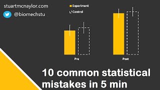 Ten Statistical Mistakes in 5 Min [upl. by Schell593]