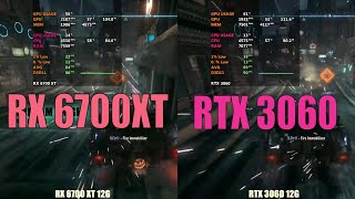 Geforce RTX 3060 vs Radeon RX 6700 XT  1080p [upl. by Astrix916]