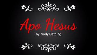 Apo Hesus  Lyrics Ilocano Christian Song [upl. by Nylyoj]