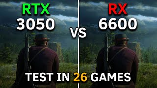 RX 6600 vs RTX 3050  Test In 26 Games at 1080p  2024 [upl. by Camus]