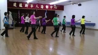 Caballero A Spanish Gentleman Line Dance Demo amp Teach [upl. by Lyrahs]