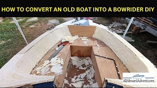 Boat conversion into Bowrider [upl. by Flori]