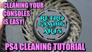 PS4 CLEANING TUTORIAL  RGA [upl. by Atik874]