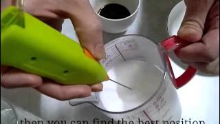 How To Make Latte Art with Mini Milk Frother [upl. by Celinda]