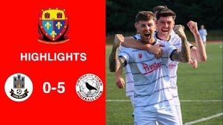 Caerleon 05 Cwmbrân Town  Gwent FA Senior cup  Quarter final highlights [upl. by Saxena847]