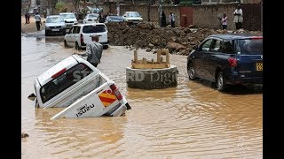 FLOODS IN NAIROBI Heavy rains cause flooding in the city [upl. by Waring]