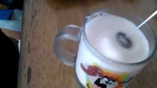 Aerolatte Review Frothing Cold Milk In Under 1 Minute [upl. by Tybie]