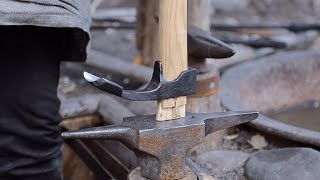 Making an adze  Blacksmithing [upl. by Adnarrim]